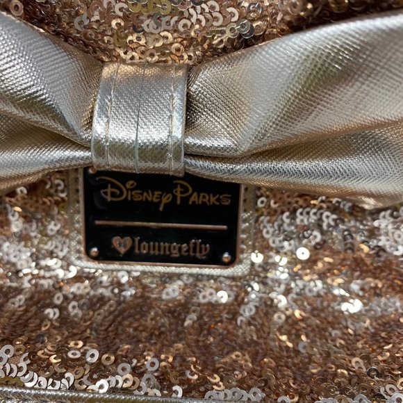 NEW disney parks loungefly minnie mouse sequin backpack main image 4